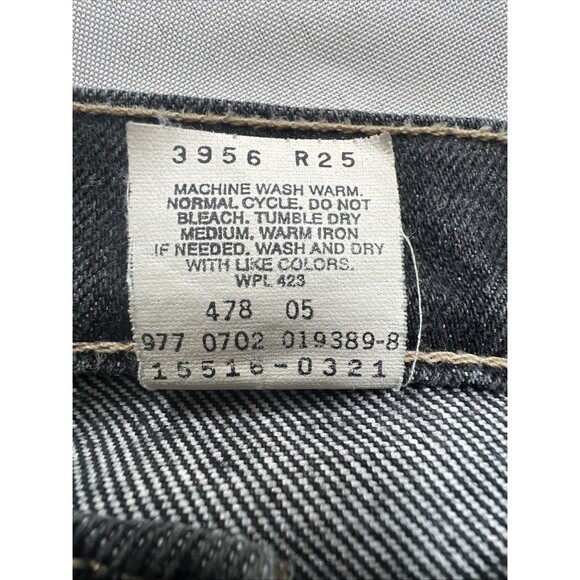 Vintage Levi’s 515 Bootcut Lower Rise Women's Size 14 Mis Black Jeans 2002 Y2K - Picture 9 of 11